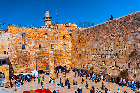 耶路撒冷哭墙广场图片