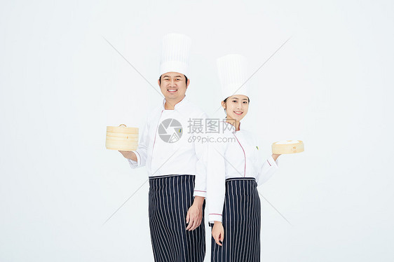 男厨与女厨图片