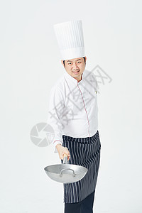 男厨师炒菜图片