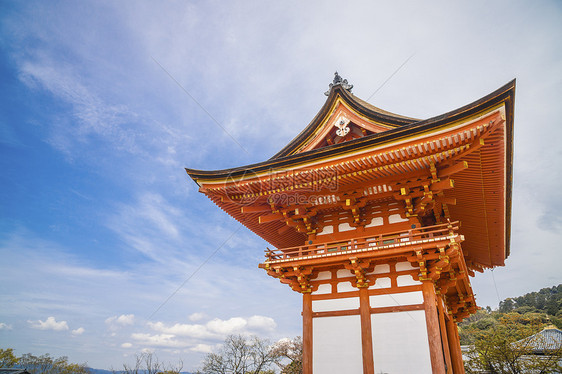 日本京都清水寺春季图片