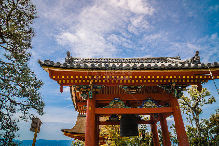 日本京都清水寺春季高清图片下载 正版图片 摄图网