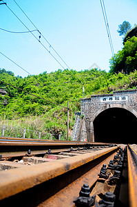 铁路隧道背景图片