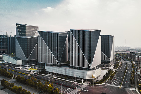 上海商务建筑背景图片