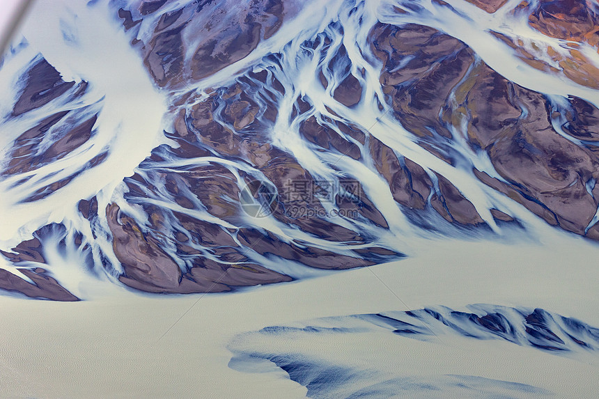冰岛直升飞机航拍图片