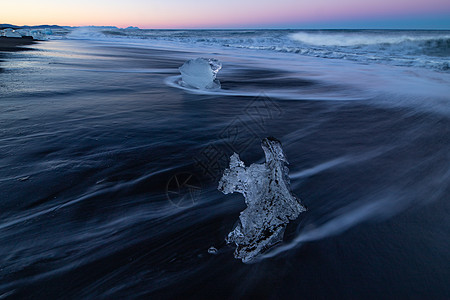 冰岛钻石沙滩图片