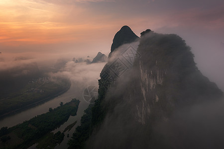 桂林山水美如画图片