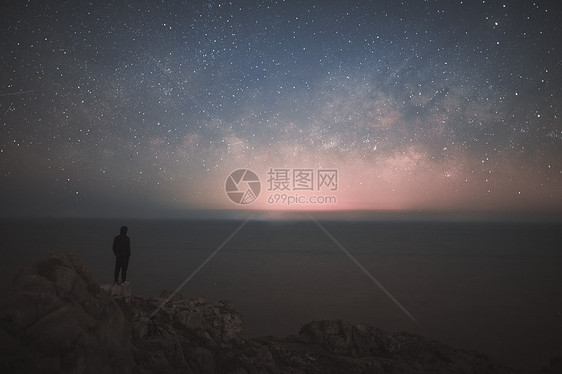 海岛星空图片