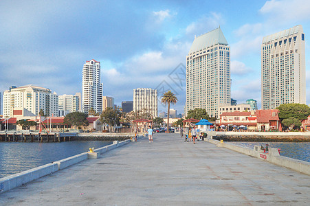 美国圣地亚哥城市街景图片