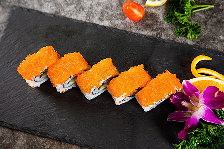 精致日式寿司寿司背景
