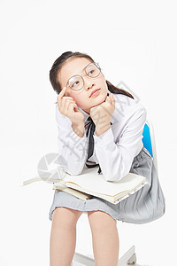 小学生思考问题图片