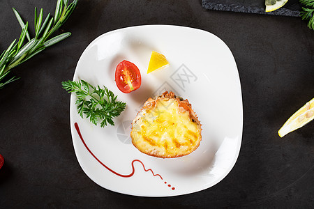 斗虫芝士蟹斗背景