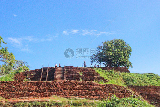 斯里兰卡狮子岩古代遗址图片