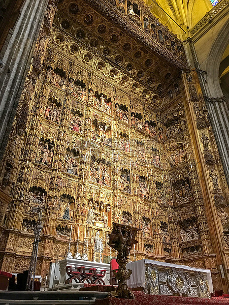 西班牙塞维利亚大教堂风光图片