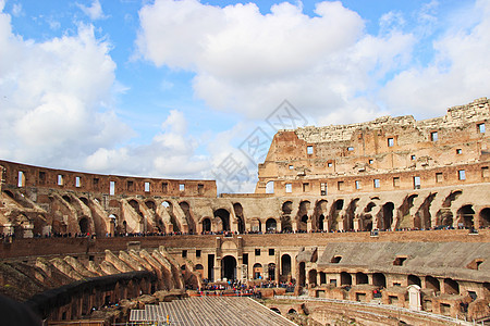 罗马斗兽场古罗马剧场遗址高清图片
