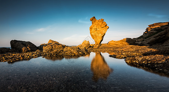 海岸风光背景图片