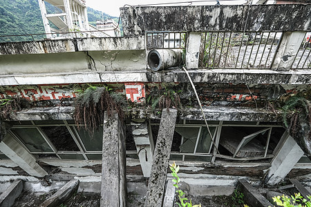 512地震四川汶川地震遗址背景