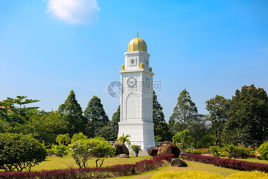 沙巴大学时钟图片