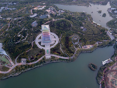 西安浐灞湿地公园图片