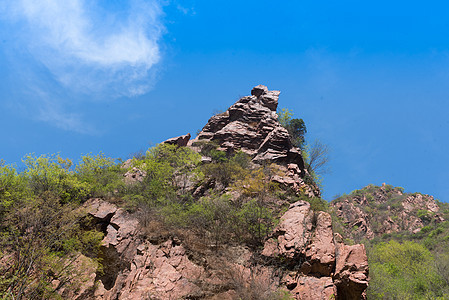 郑州伏羲山三泉湖风光背景图片