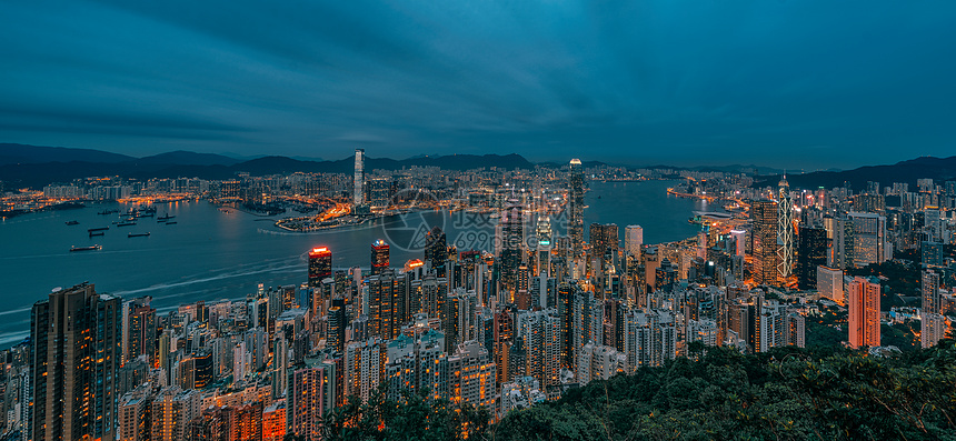 香港夜景图片