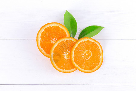 橙子切片背景图片