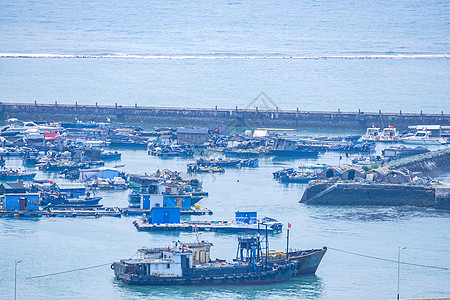 渔船出海海上渔船打捞船舶背景