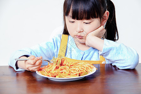 儿童厌食儿童挑食高清图片