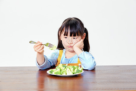 儿童厌食儿童挑食高清图片