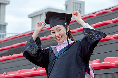 大学生毕业美女图片素材