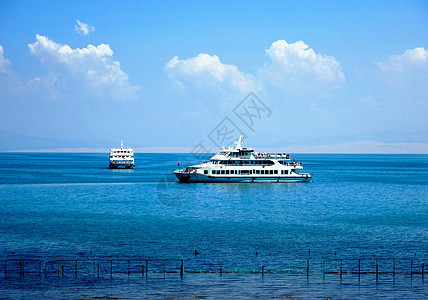 著名景点大西北青海湖风光背景