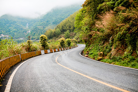 山路十八弯山路曲折背景