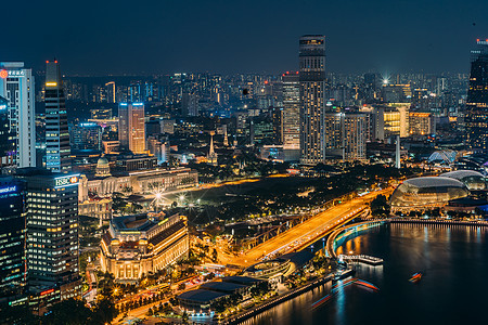 新加坡东岸夜景图片