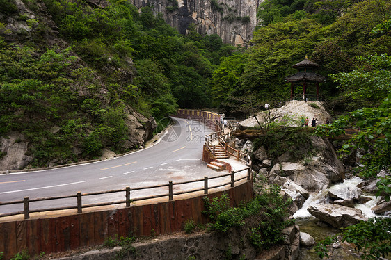 秦岭太白山道路图片