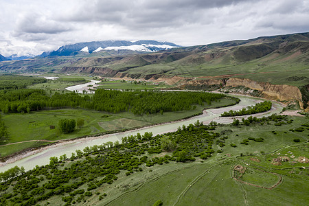 新疆天山山区风光旅游河流河谷图片