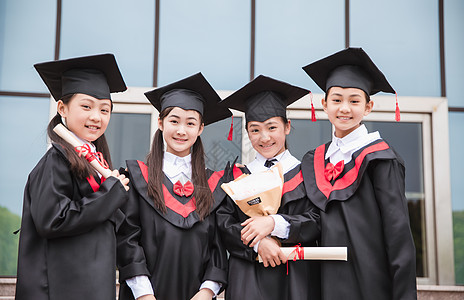 毕业合照小学生毕业照背景