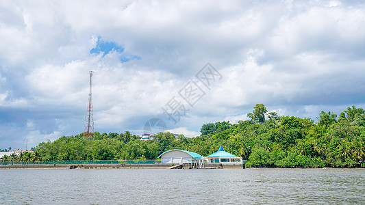 汶莱河风光图片
