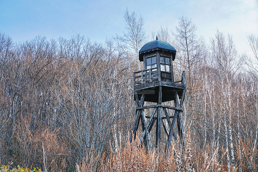 日本网走监狱哨塔