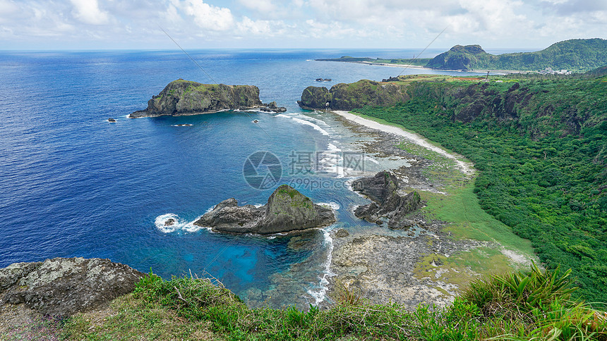 台湾绿岛海滨高清图片下载 正版图片 摄图网