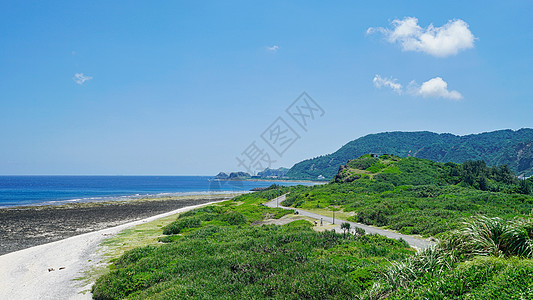 台湾绿岛海滨图片