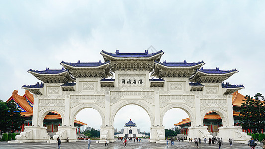 台湾自由广场背景图片