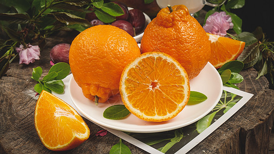 新鲜丑橘新鲜耙耙柑高清图片