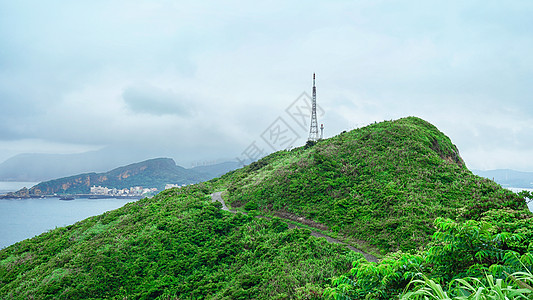 台湾新北野柳半岛海峡背景