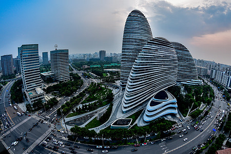 北京望京SOHO建筑图片