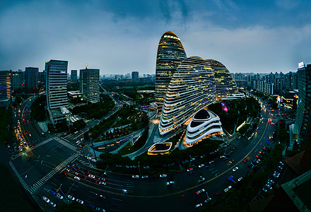 北京楼北京望京SOHO建筑背景