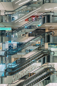 乌节路商场扶梯高清图片