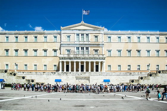 希腊雅典议会大厦全景图片
