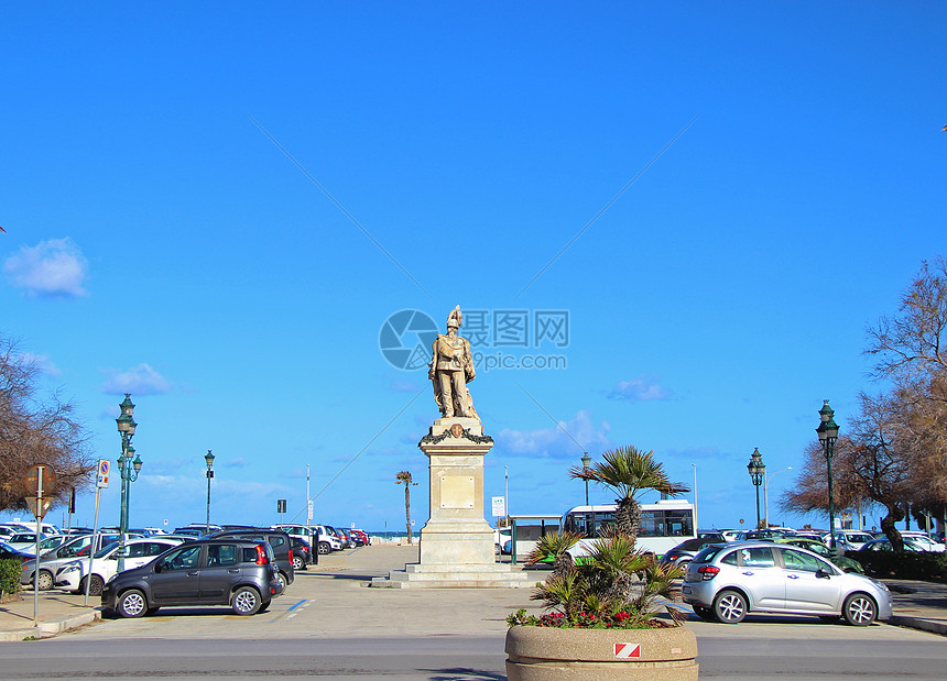西西里岛特拉帕尼城市广场图片