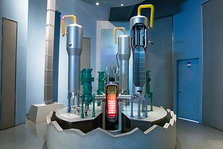 核电站模型核能发电高清图片