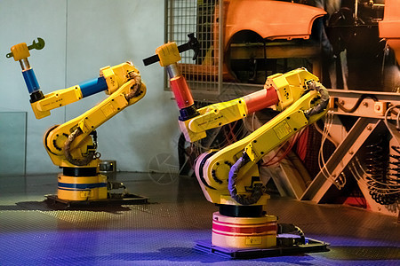 工业机器人替代高清图片素材