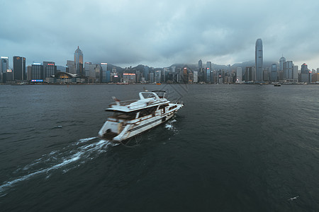 维多利亚港背景图片